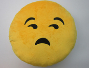 Emoji Emoticon เหลืองหมอนกลมและหมอนตุ๊กตาของเล่น