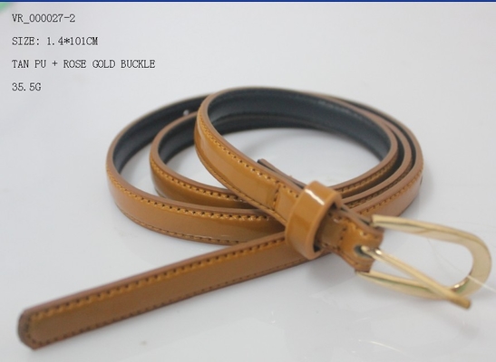 เข็มขัดหนัง PU แต่งตัวสำหรับผู้หญิง OEM