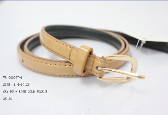 เข็มขัดหนัง PU แต่งตัวสำหรับผู้หญิง OEM
