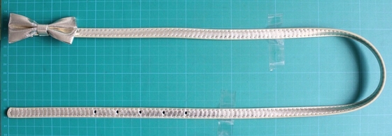 เข็มขัด PU ที่มีสีสันด้วยธนู, เข็มขัดผ้า 1.2cm สำหรับการแต่งกายของผู้หญิงสุภาพสตรี