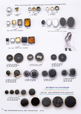 OEM ABS ปุ่มมุก / ปุ่ม rhinestone คริลิคสำหรับอุปกรณ์ตัดเย็บเสื้อผ้า