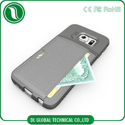 น้ำหนักเบาที่กำหนดเองกรณีหนังโทรศัพท์มือถือสำหรับ Samsung Galaxy S6