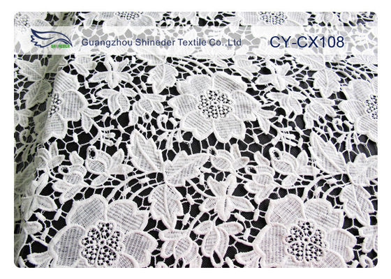 ผ้าฝ้ายไนลอนปักลายปักที่มีความกว้าง 120 ซม. CY-CX108