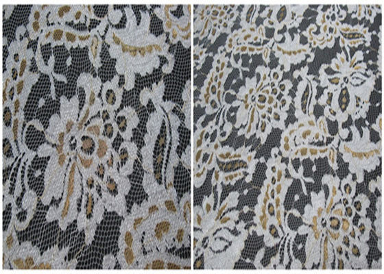 ผ้ายืดลายดอกไม้สีเมทัลลิค, ผ้าลูกไม้ขอบสโมซีล