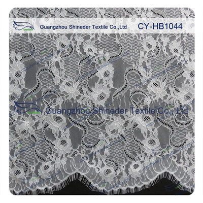 คู่ขนานใหญ่ขนตา Chantilly Lace Trim / Scalloped ผ้าลูกไม้