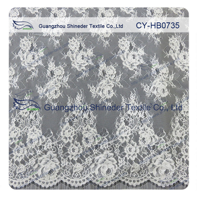 Jacquard เย็บผ้าขนตาแต่งเล็บตัดผ้าโดยหลาพิมพ์แบบกำหนดเอง