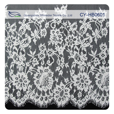 Nail Eyelet Lace Trim, Floral Scallop ชุดเจ้าสาวสำหรับชุดราตรี