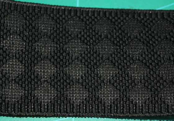 รูปแบบไนล่อน / Spandex เพชรดำ webbing ยืดหยุ่น Rhombus กระเป๋าถือ