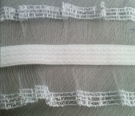 ทอ webbing ยืดหยุ่นสำหรับเสื้อผ้าที่มีด้านพิเศษที่มีน้ำบรรจุถุงโพลี