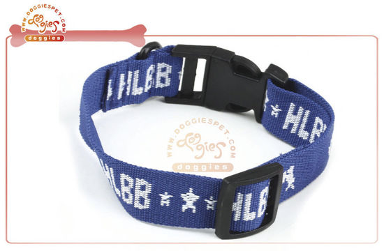 ปรับแต่ง Jacquard ไนล่อน Webbing สำหรับปลอกคอสุนัขส่วนบุคคล