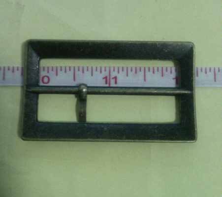 เทคนิคการชุบ Gunmetal ผ้าสี่เหลี่ยมหัวเข็มขัด