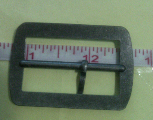 มือทำแขวนอัลลอย Gunmetal 3.5cm ผ้าหัวเข็มขัด / อุปกรณ์เสริม