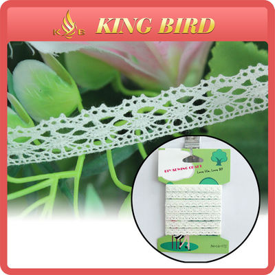 ผ้าฝ้ายไนลอนบูติคฝ้ายลูกไม้ลูกไม้ริบบิ้น Trim สำหรับ DIY
