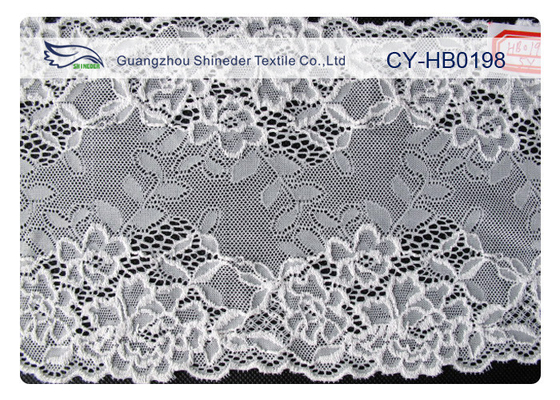 ผ้าผูกคอผ้าไนลอนสีขาวตัดเย็บเสื้อผ้าสำหรับชุดแต่งงาน CY-HB0198