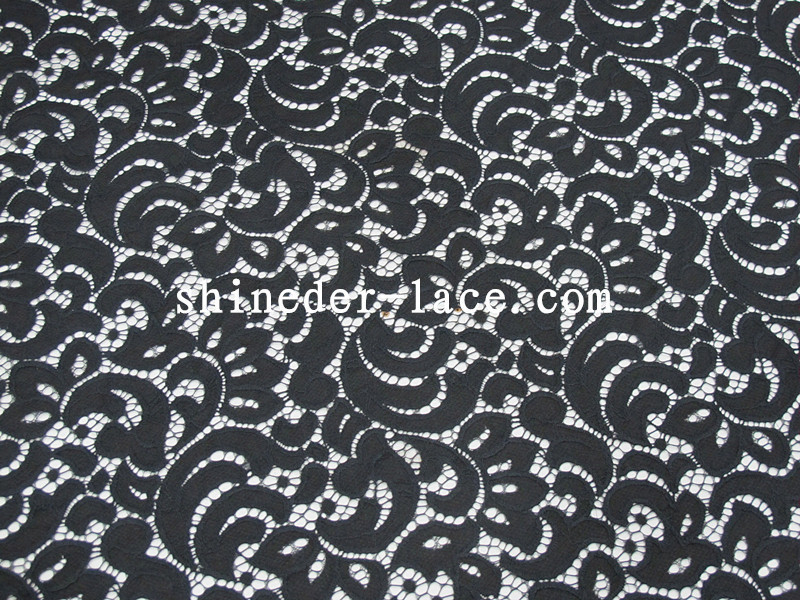 ผ้าฝ้ายสีดำผ้าไนลอนเป็นมิตรกับสิ่งแวดล้อม AZO ย้อมสีฟรี SYD-0036Z
